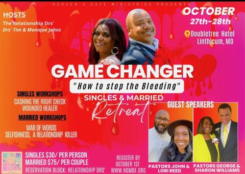 Game Changer Conference- Singles &amp; Married Couples